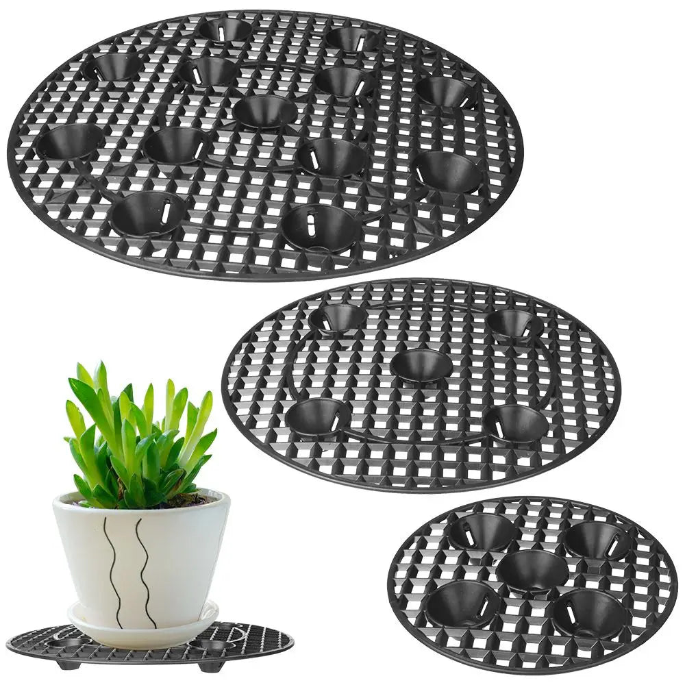 Plastic Plant Pot Saucer & Elevator Stand | 3 Sizes