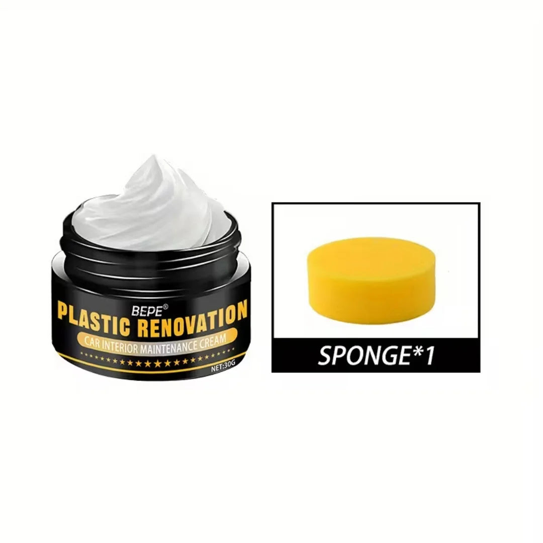 Plastic & Leather Renovation Cream – Car Interior Restorer