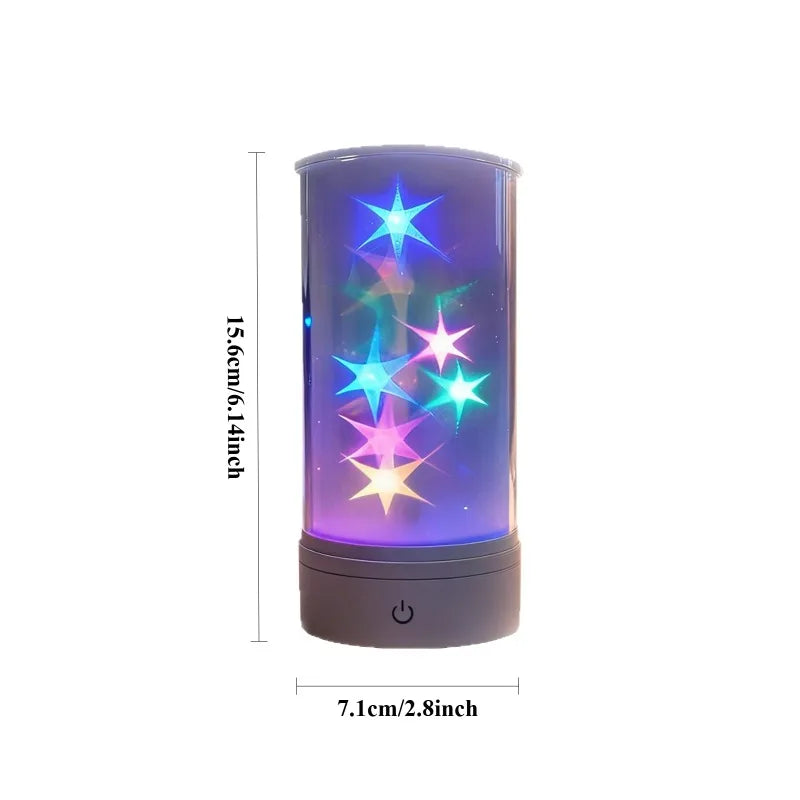 Star Night Light USB Rechargeable Kids Bedroom Desk Lamp