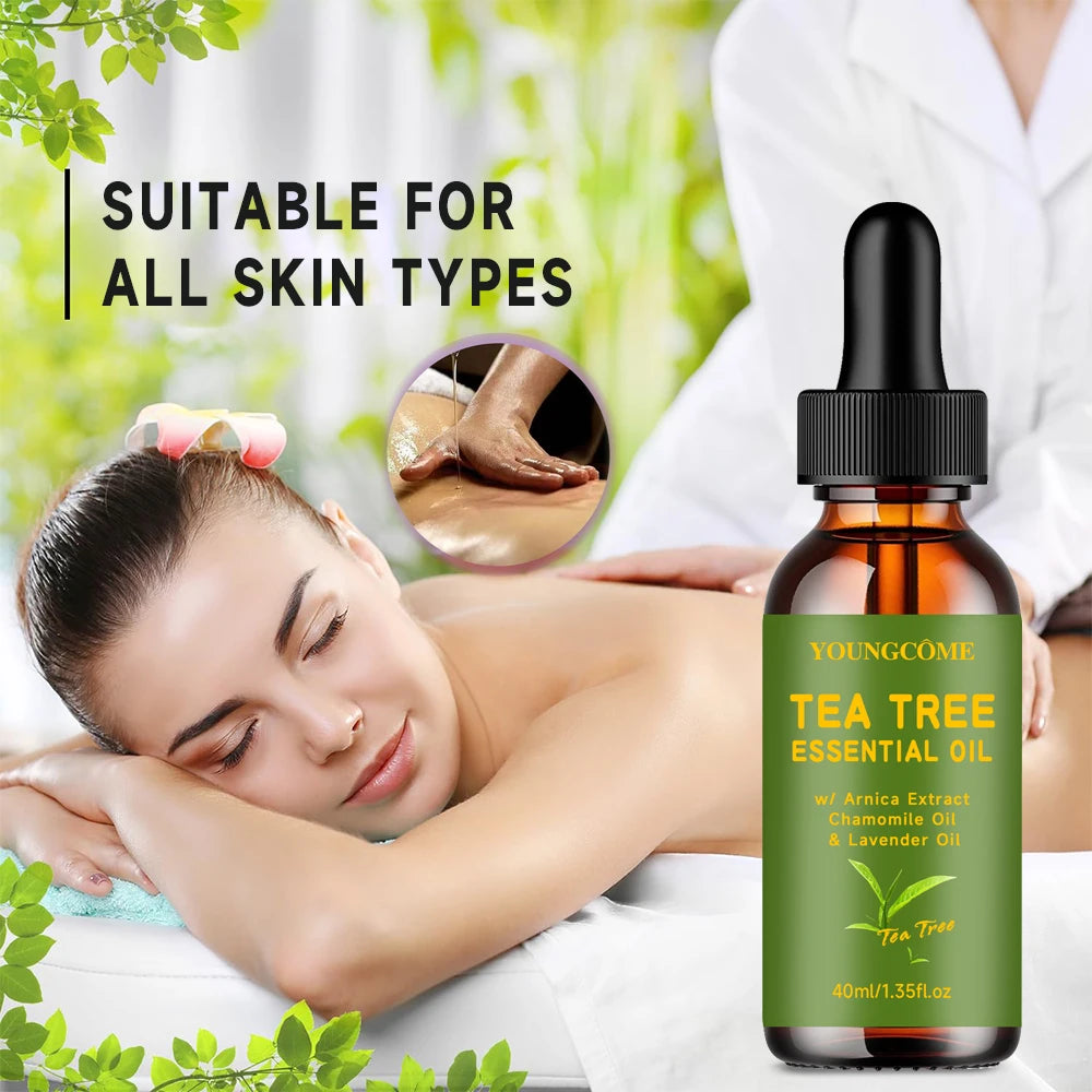 Tea Tree Essential Oil – Skin, Scalp, Nails & Aromatherapy Essential Oil Peaceful Pleasures Health and Wellness