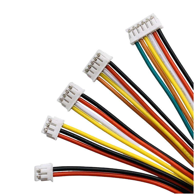 10pcs ZH 1.5mm Wire Cable Connector DIY ZH1.5 JST 2/3/4/5/6/7/8/9/10pin Electronic Line Single End 28AWG 10cm/15cm/20cm/30cm Peaceful Pleasures Health and Wellness