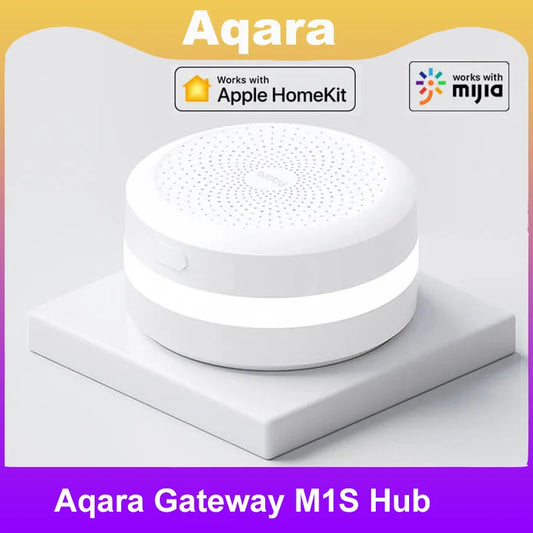 Aqara Gateway M1S Hub ZigBee For Xiaomi Smart Gateway 3 Wireless Connection Alarm System Monitor Remote Work With Mijia Homekit Peaceful Pleasures Health and Wellness