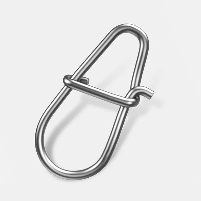 100Pcs Stainless Steel Duo Lock Fishing Snaps – Saltwater Clips