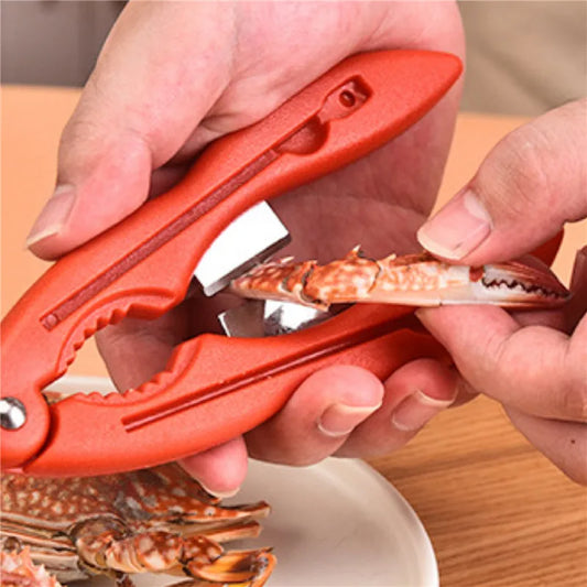 4Pcs/Set Lobster Cracker Crab Claw Sheller Walnut Clip Seafood Tool Kitchen Lobster Pliers Clip Peaceful Pleasures Health and Wellness