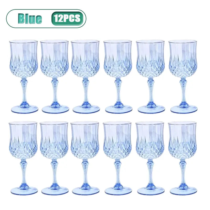 Shatterproof Plastic Champagne Flutes 12/24 Pack – Reusable