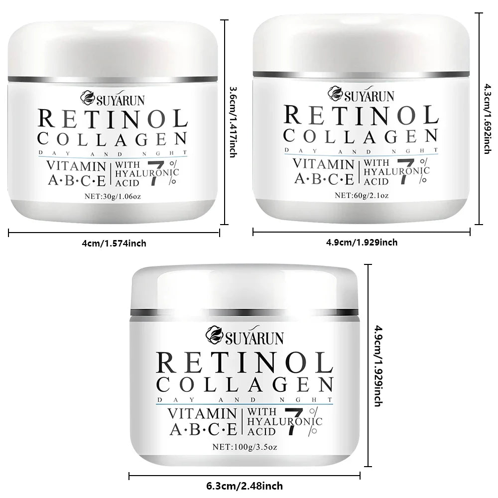 Retinol Collagen Cream – Vitamin E & Shea Butter Anti-Aging