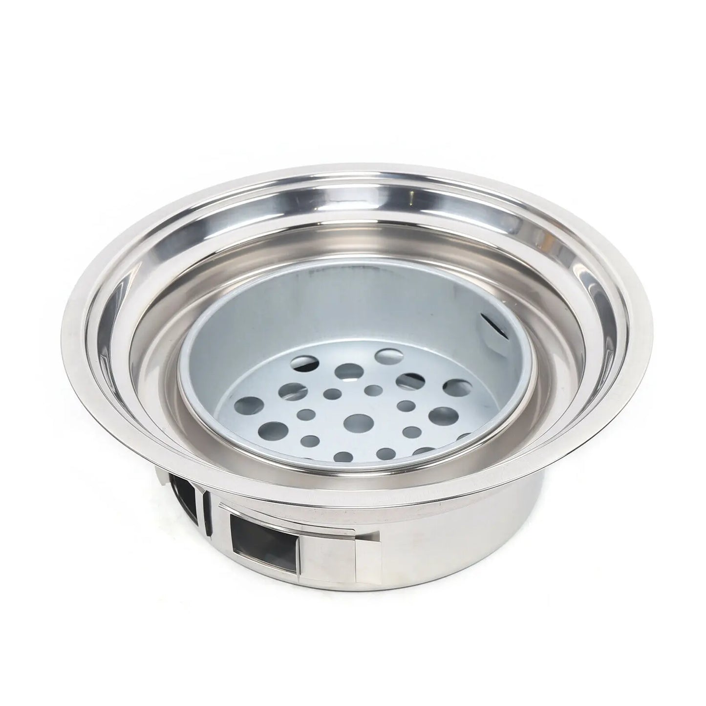 Korean Charcoal BBQ Grill | Stainless Steel Non-Stick Outdoor Charcoal BBQ Grill Peaceful Pleasures Health and Wellness