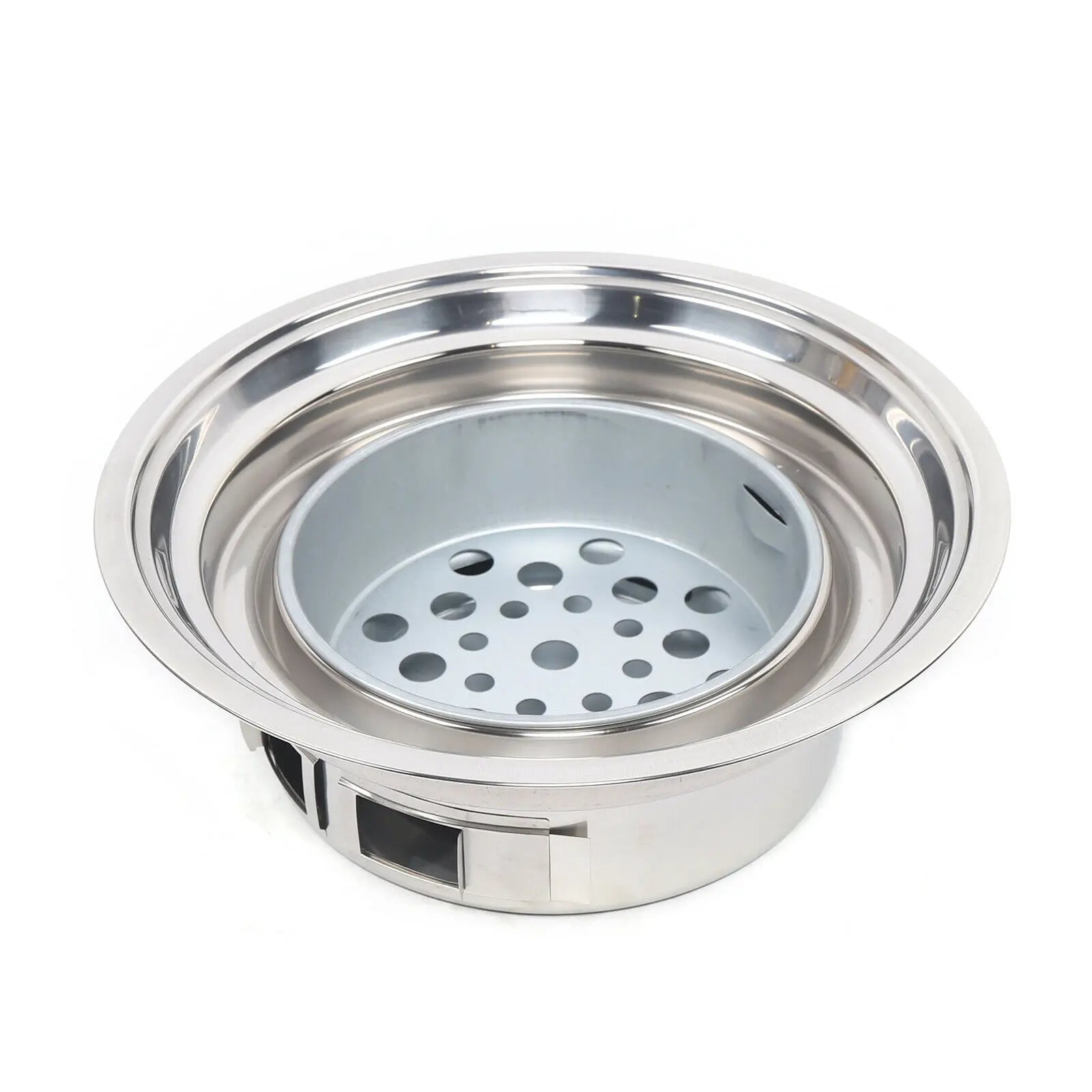 Korean Charcoal BBQ Grill | Stainless Steel Non-Stick Outdoor Charcoal BBQ Grill Peaceful Pleasures Health and Wellness