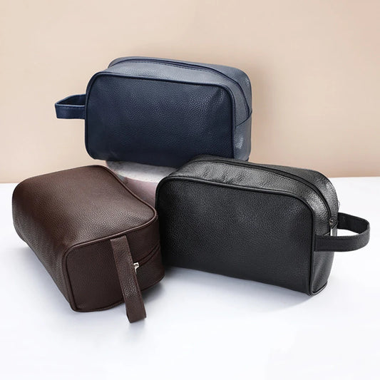 Cosmetic Bags Women Fashion Solid Color Handheld Wash Makeup Bag Ladies Portable Travel Storage Lipstick Organiser Bags Peaceful Pleasures Health and Wellness