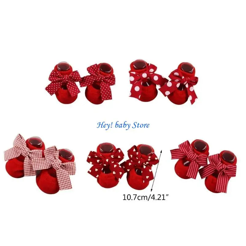 Baby Cotton Anti-Slip Floor Socks – Unisex Knit Ankle Socks
