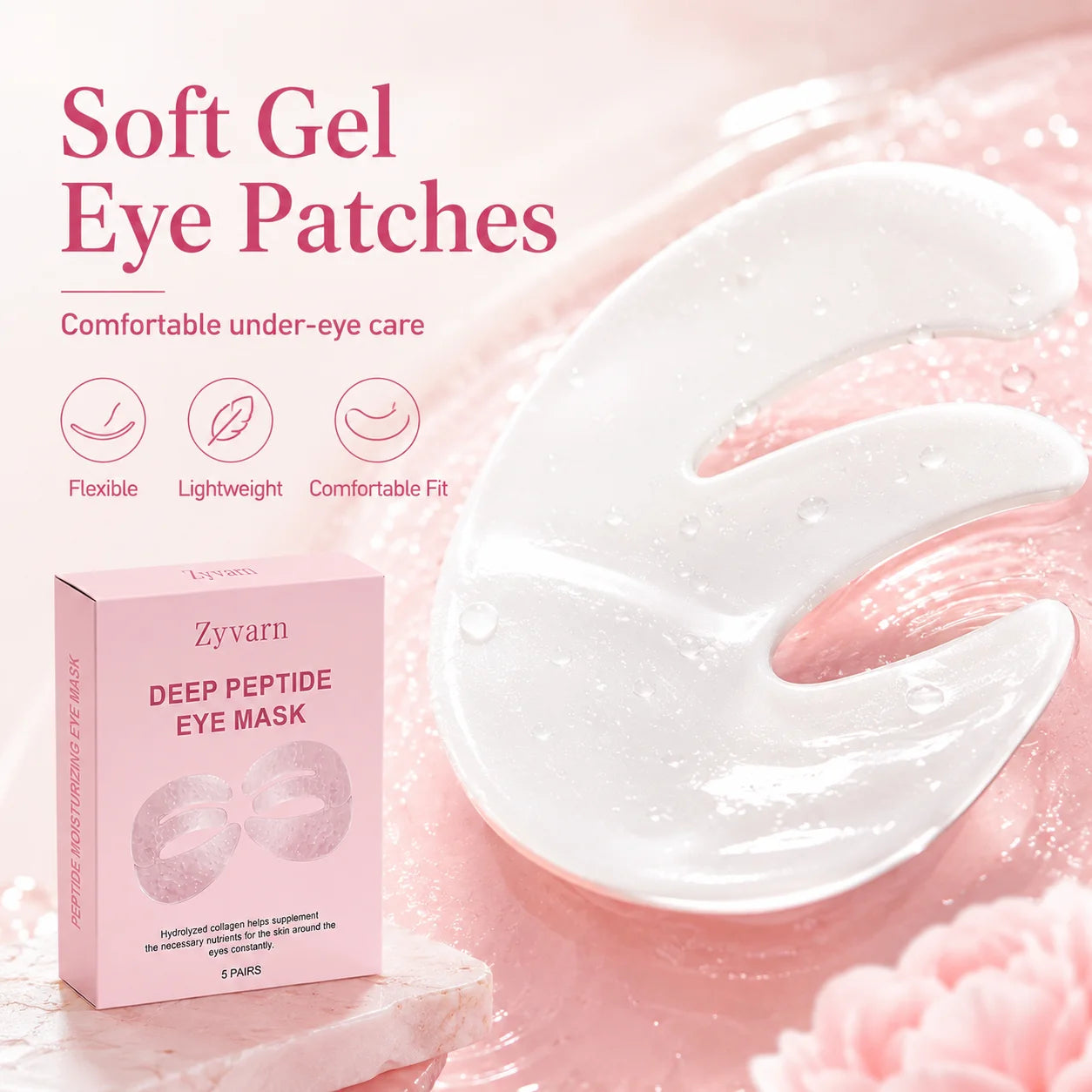 Natural Collagen Eye Mask Patches – Hydrating Under Eye Care