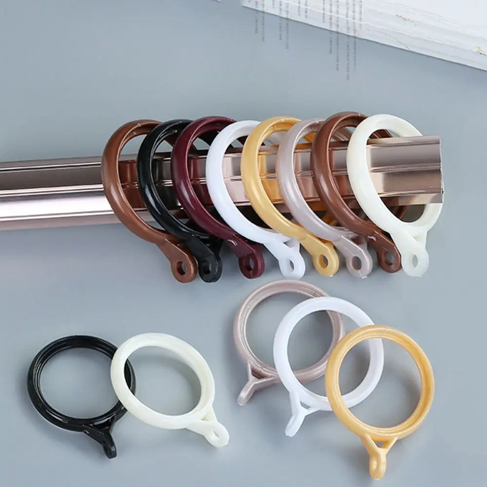 Curtain Ring Clip Hooks for Roman Rods – 20 Pack | Mute