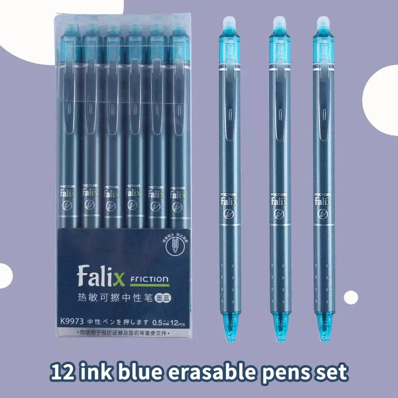 12-Pack 0.5mm Press Gel Pens – Smooth Writing School & Office