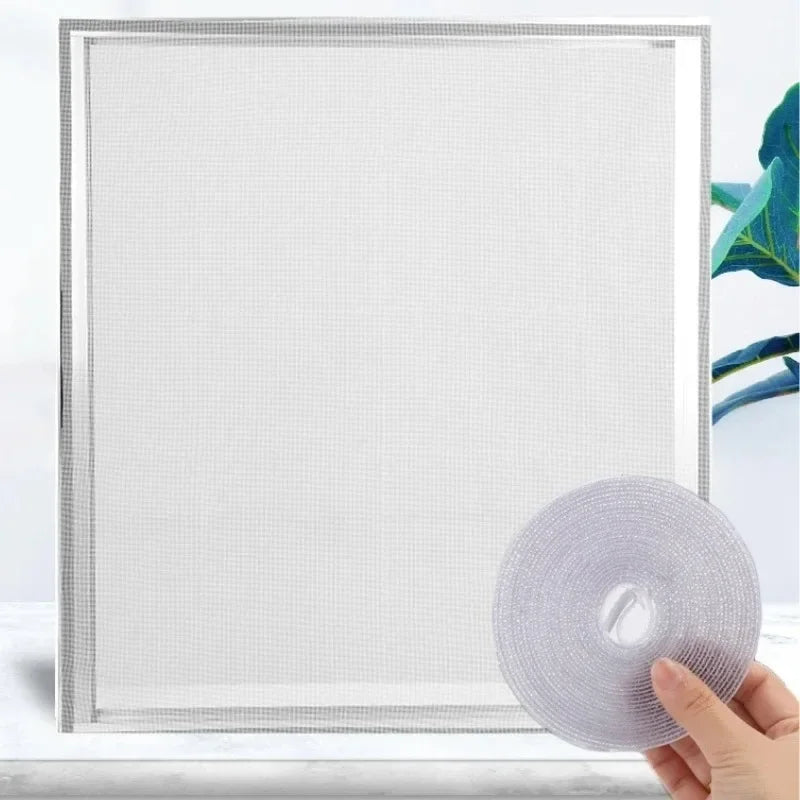 DIY Flipper Zero Cut-free Mosquito Net for Window Ecoflow Net Curtains Self-adhesive Curtain Shades Screen Home Textile Garden Peaceful Pleasures Health and Wellness
