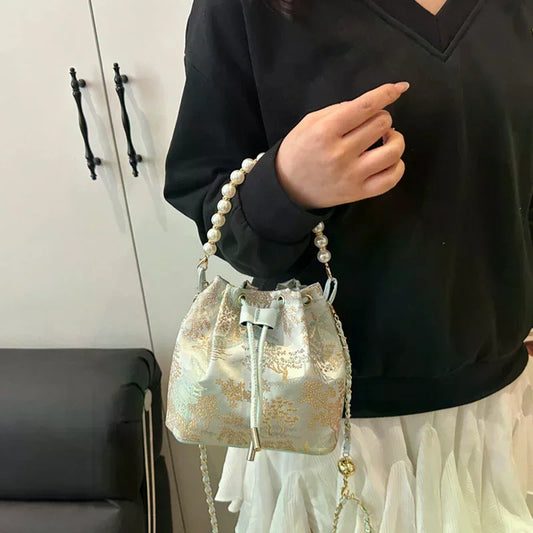 Chinese Embroidery Women's Handbag – Shoulder & Crossbody Tote Embroidery Shoulder Bag Oasis Select
