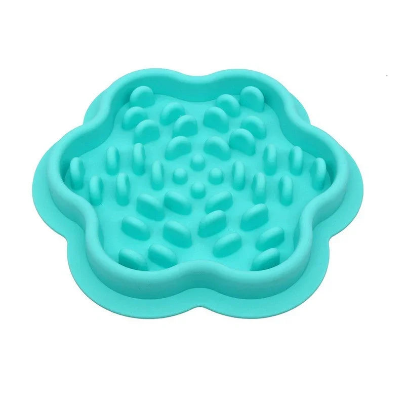 Slow Feeder Bowl for Dogs & Cats | Non-Slip Silicone Mat