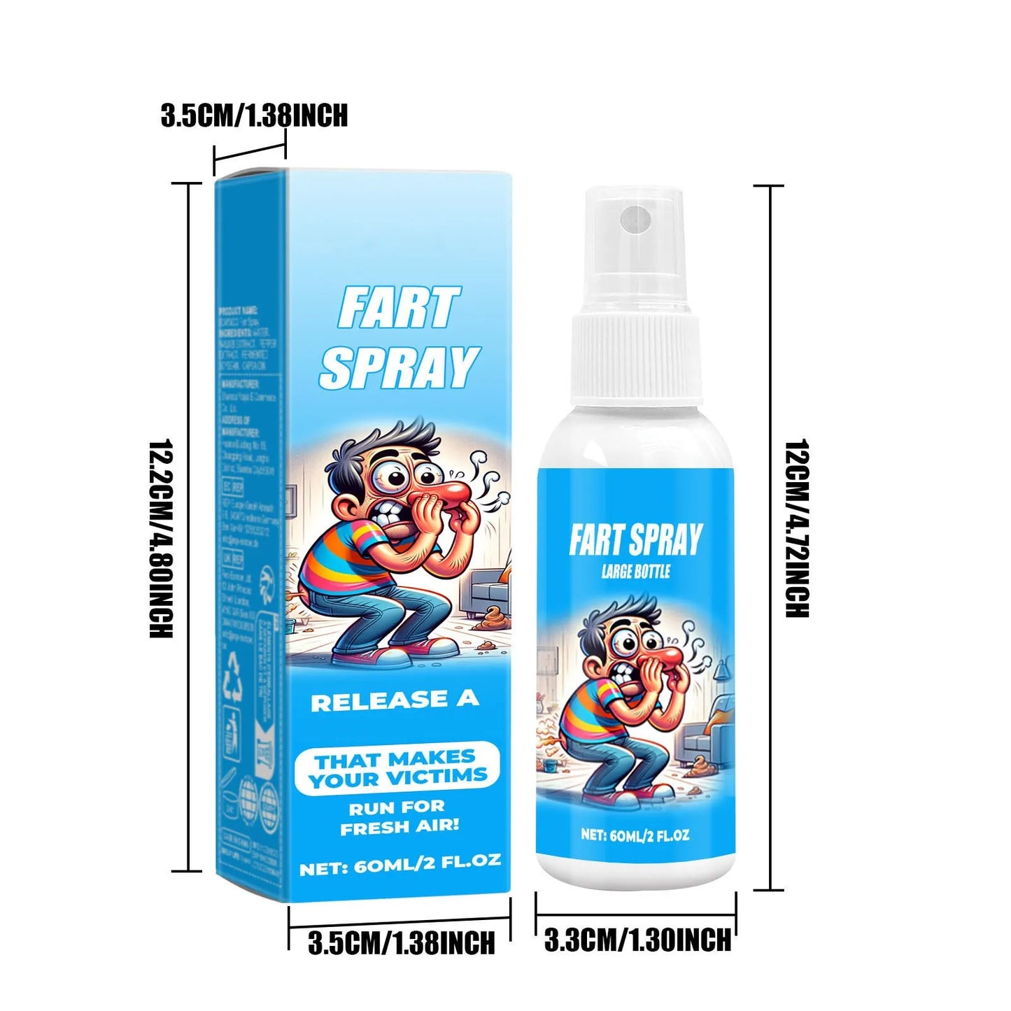 60ml Super Stink Fart Spray – Extra Strong Prank Gag Gift