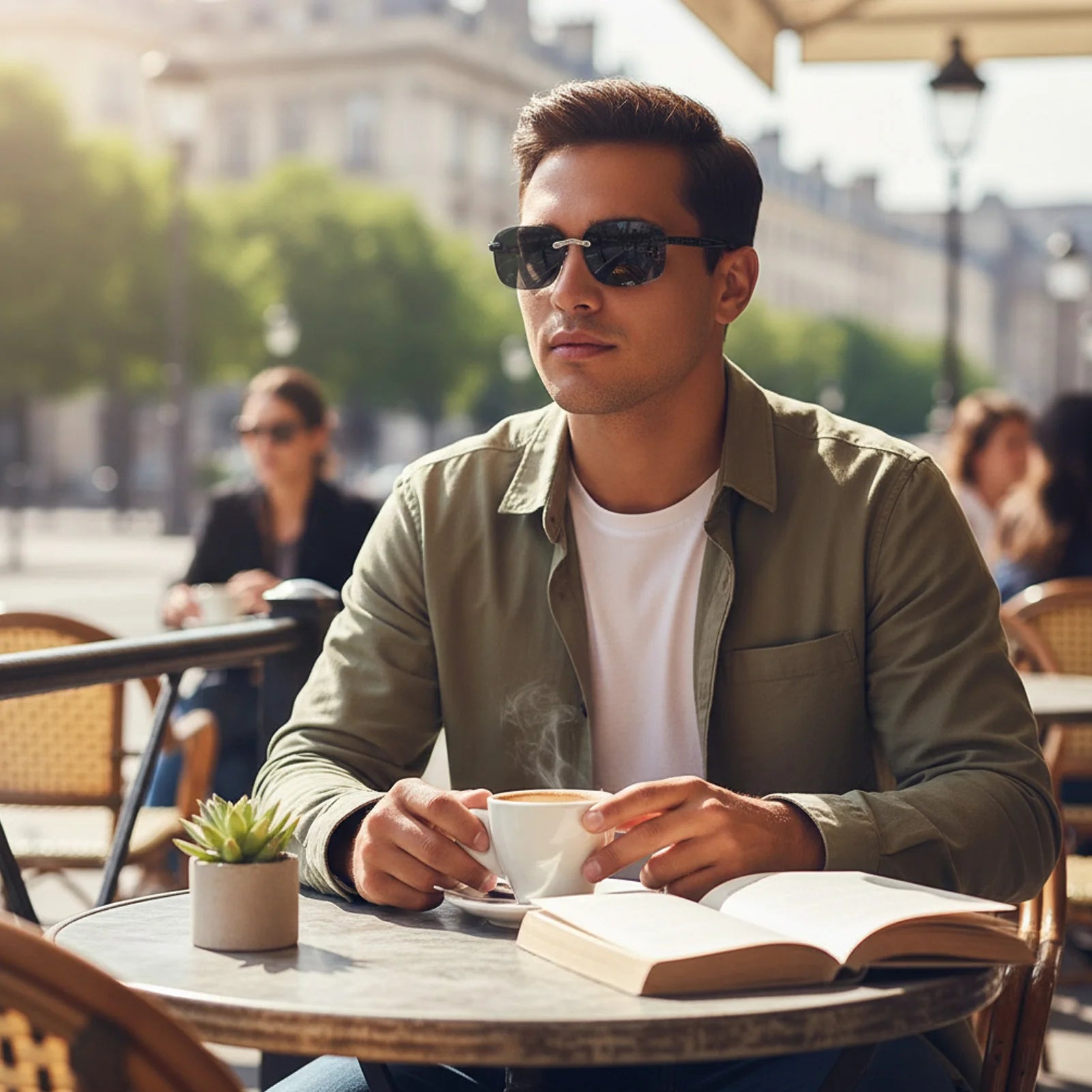 Polarized-Sunglasses For Men Driving And Fishing UV400-Protection Lightweight Frame Peaceful Pleasures Health and Wellness
