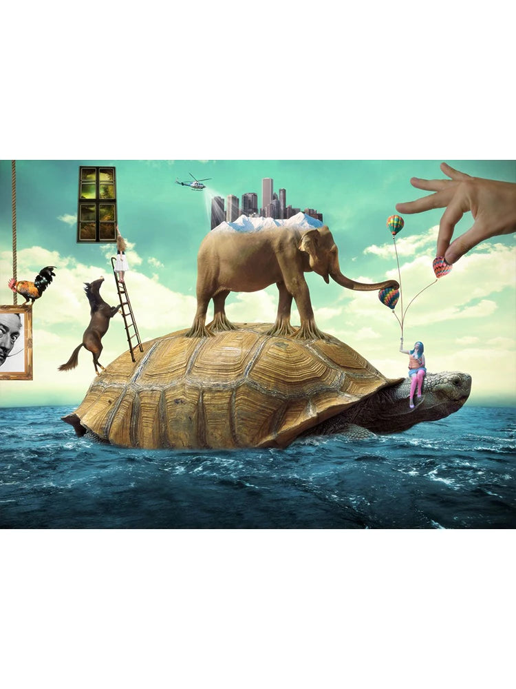 Salvador Dali Surrealism Masterpiece Posters Canvas Painting Abstract Aesthetic Wall Art For Corridor Office Room Home Decor Peaceful Pleasures Health and Wellness 13 50x70cm Unframed