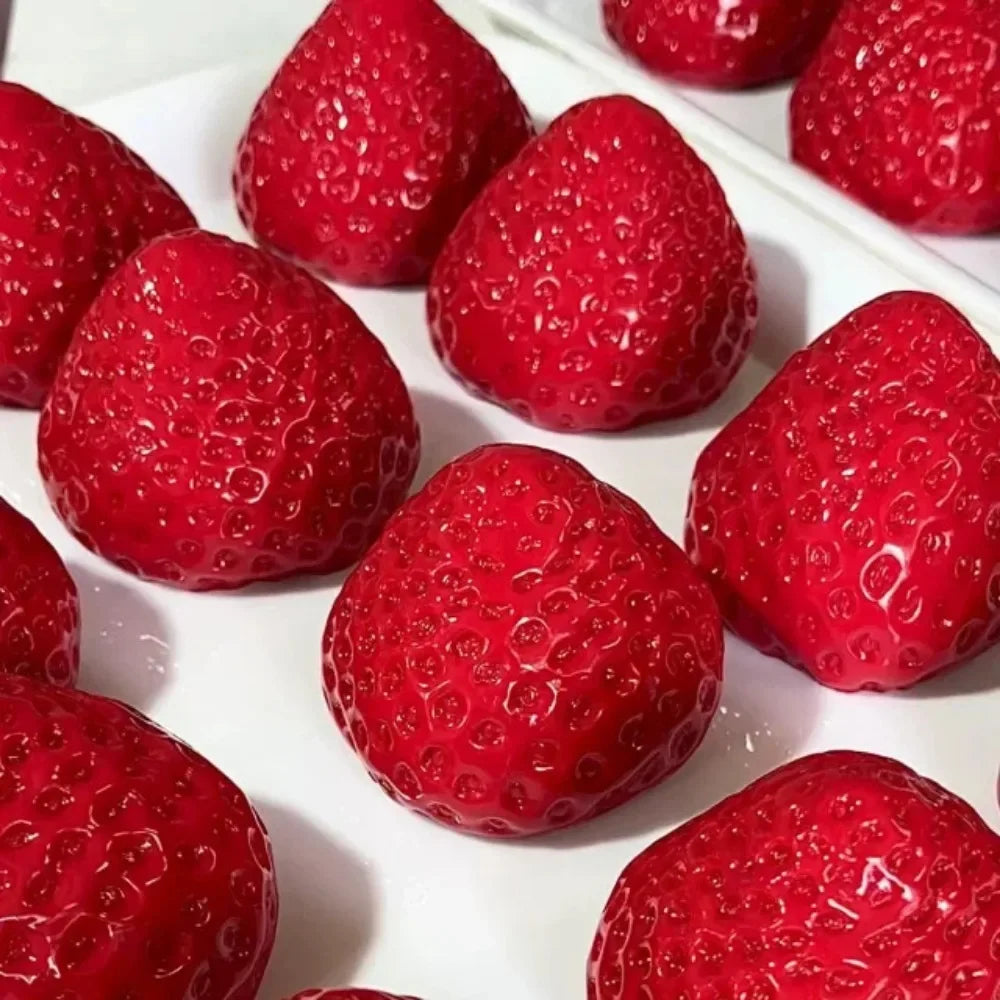 Strawberry Taba Squishy Fidget Toy – Slow Rebound Squeeze