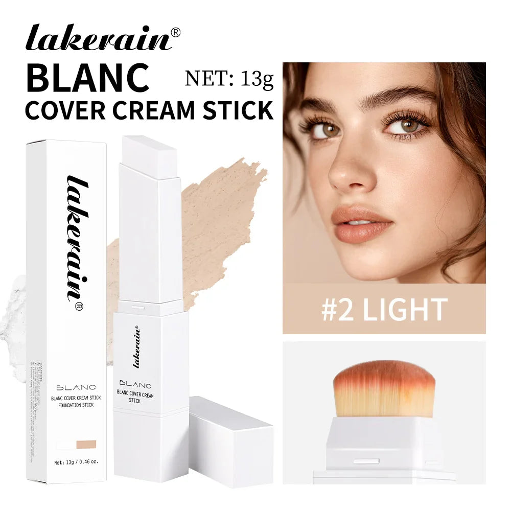 Lakerain Blanc Cover Cream Stick | Waterproof Foundation, 5 Shades