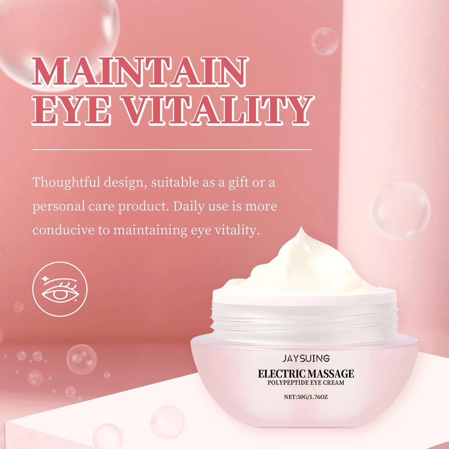 Electric Eye Massage Cream | Anti-Wrinkle Roller for Dark Circles