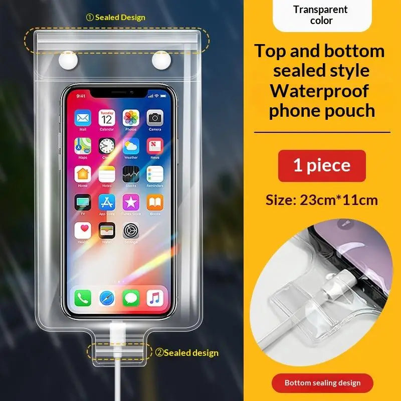 Waterproof Phone Pouch | Touch Screen Dry Bag for Cycling