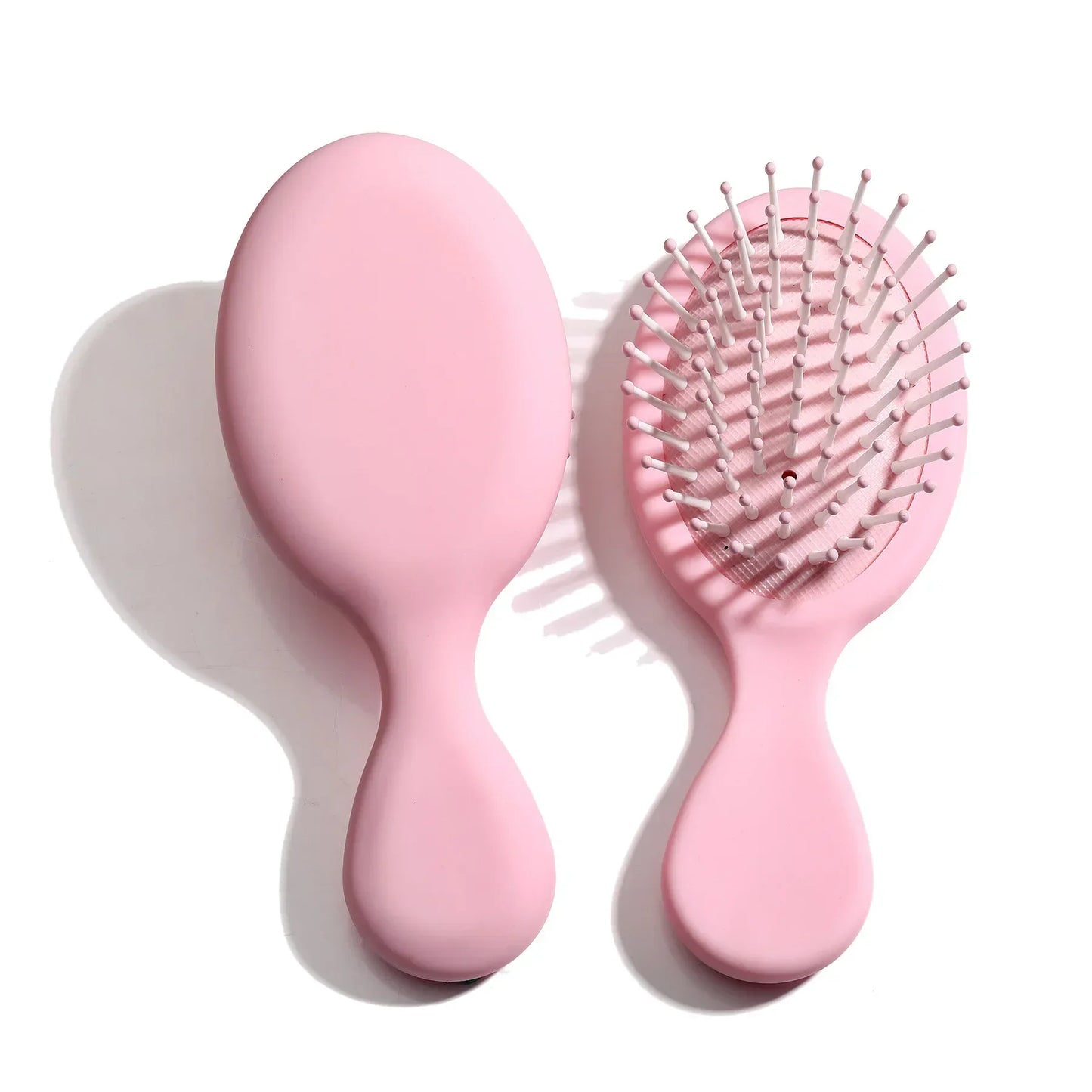 Infant Head Massager Airbag Comb Printing Air Cushion Cartoon Rainbow Pony Hairdressing Peaceful Pleasures Health and Wellness Pink