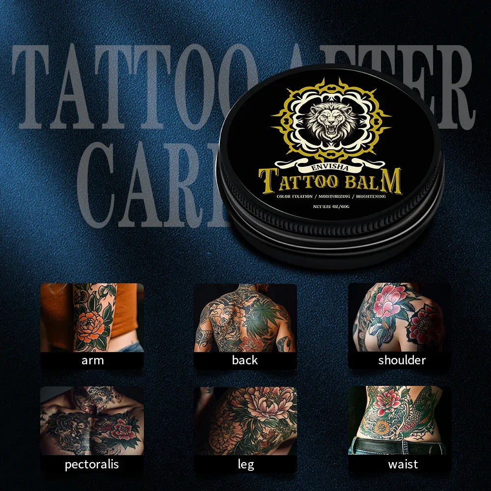 ENVISHA Tattoo Aftercare Balm – Moisturizing, Color-Fixing & Non-Irritating Peaceful Pleasures Health and Wellness