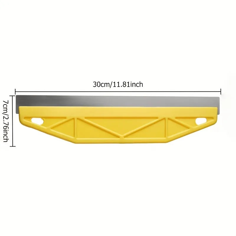 12-Inch Heavy-duty Yellow Paint Shield Edger Ergonomic Handle