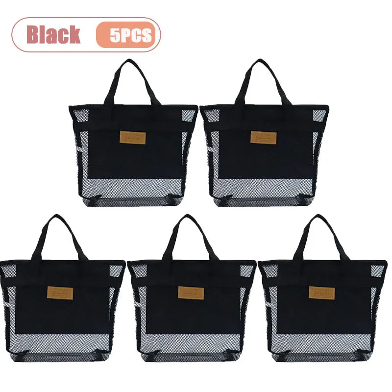 Large Mesh Beach Tote Bag – Pool, Gym & Travel Storage