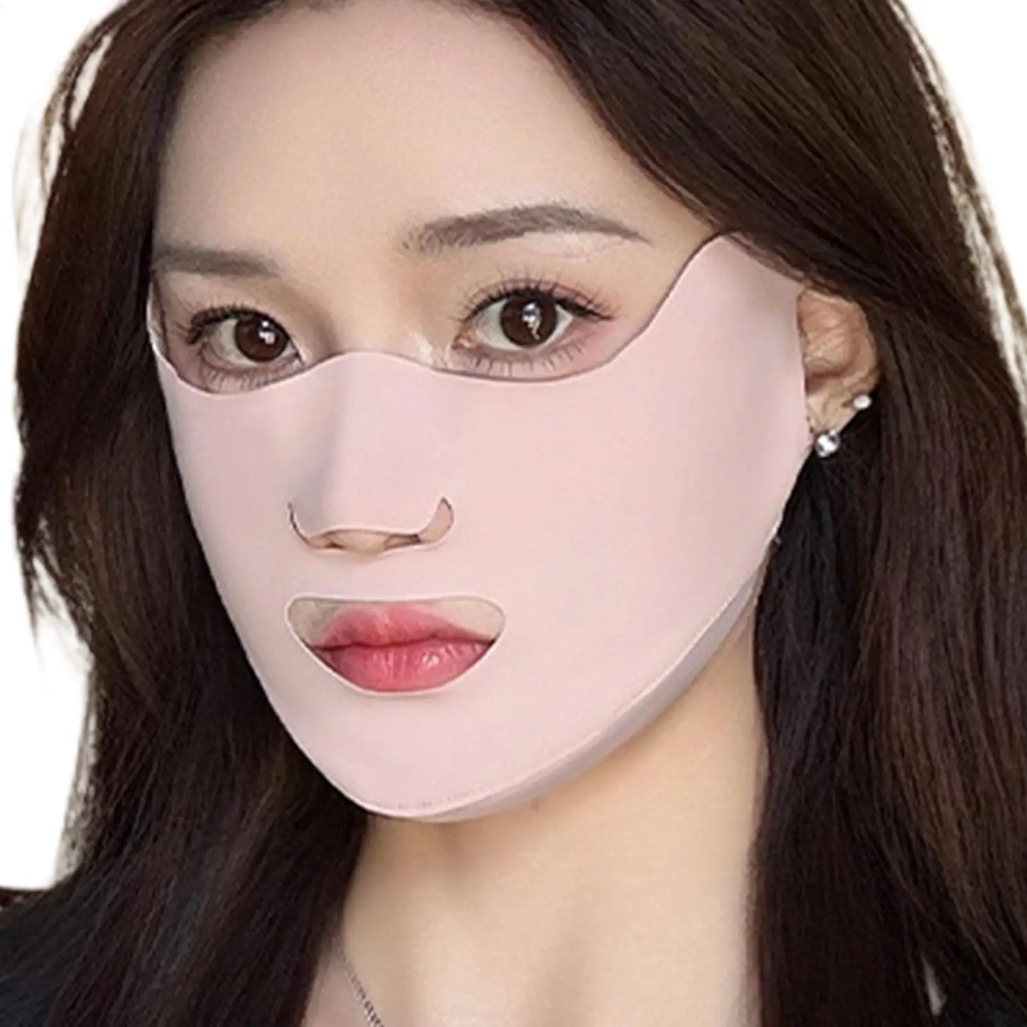 UPF50+ Ice Silk Sun Protection Face Cover | Outdoor UV Mask