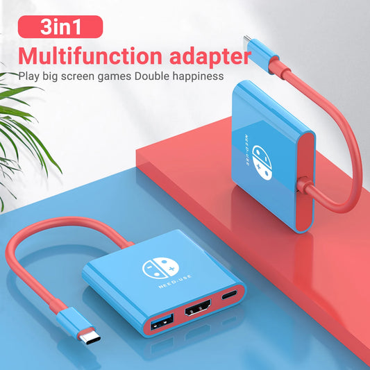 Gopala 3-in-1 USB-C Dock | HDMI, USB 3.0 & PD Charging USB-C Docking Station Peaceful Pleasures Health and Wellness