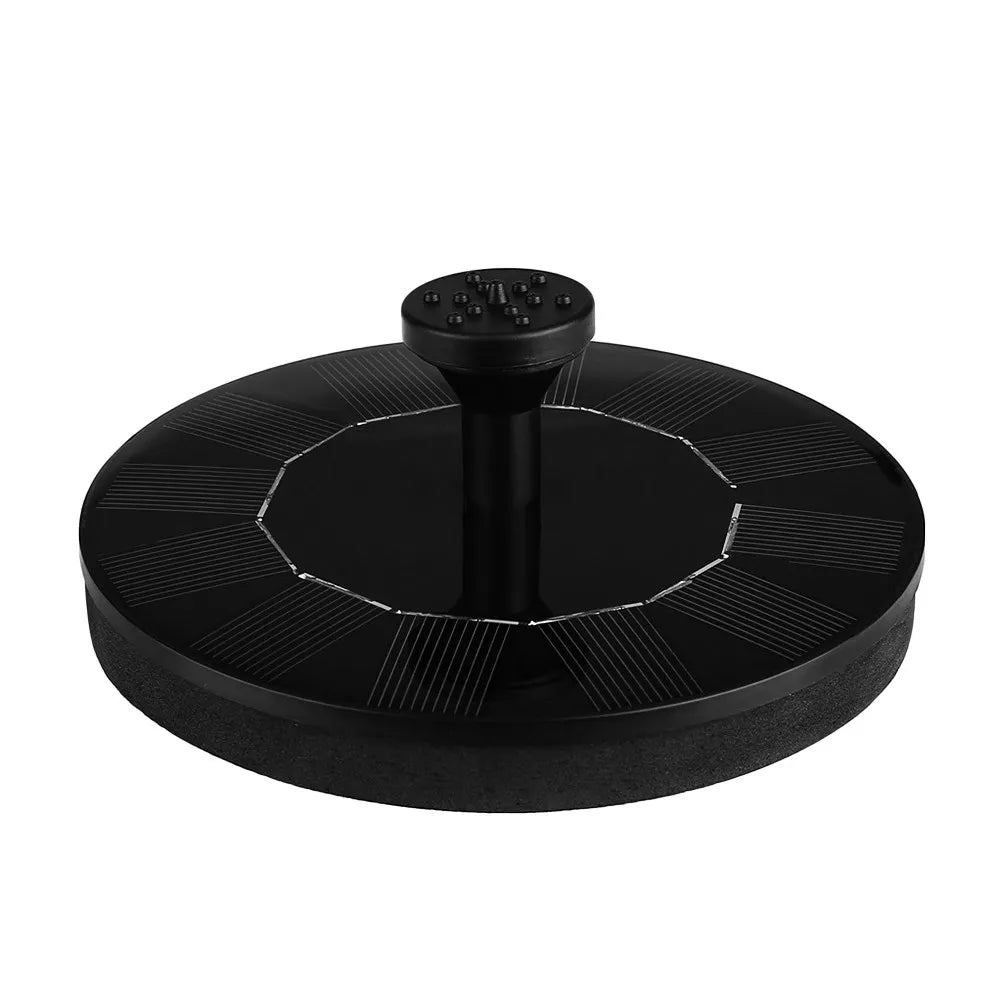 1Set Solar Fountain Pump Black Solar Powered Floating Water Fountain for Garden Pool Pond Outdoor Decor Efficient Eco Friendly Peaceful Pleasures Health and Wellness