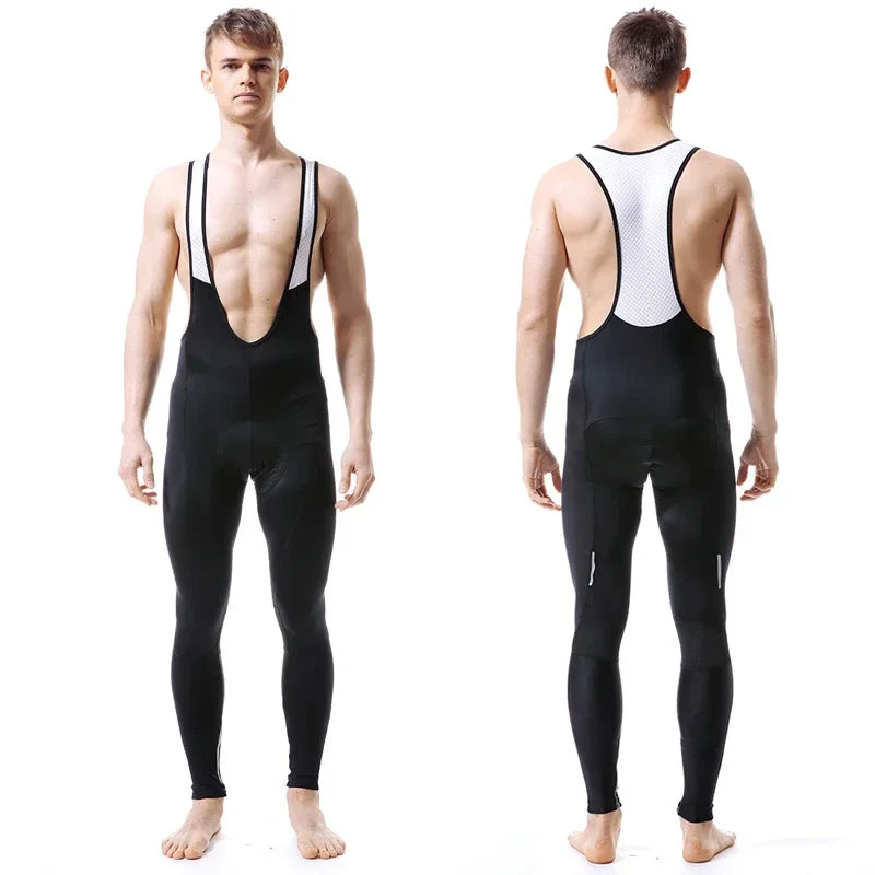 X-TIGER Men's 5D Gel Pad Cycling Bib Tights | Quick-Dry Breathable