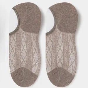 Women's Transparent Invisible Socks – 5 Pairs, Breathable