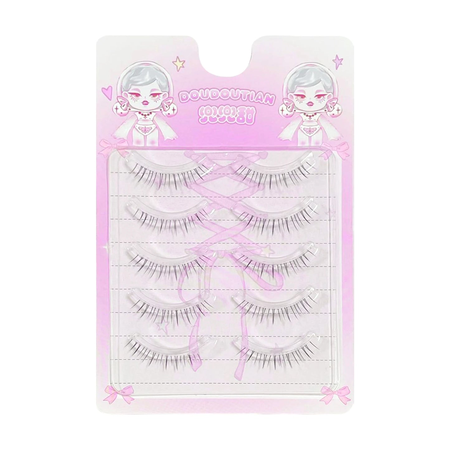 Wispy False Eyelashes – DIY Cosplay Anime Strip Lashes 3 Pairs