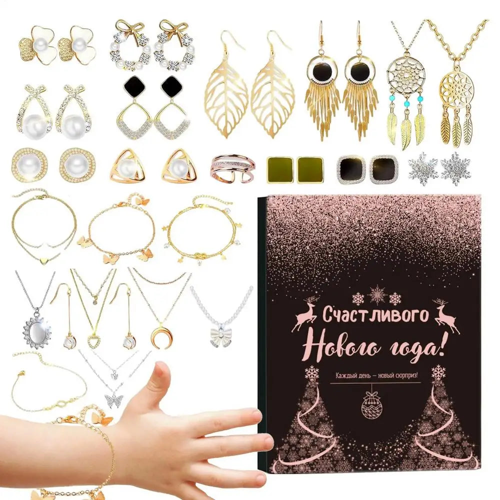 Christmas Countdown Calendar Keepsake 2025 Countdown Calendar With Bracelet And Charm For Kids Friends Pupils Teens Adults Girls Peaceful Pleasures Health and Wellness 02 China Mainland L