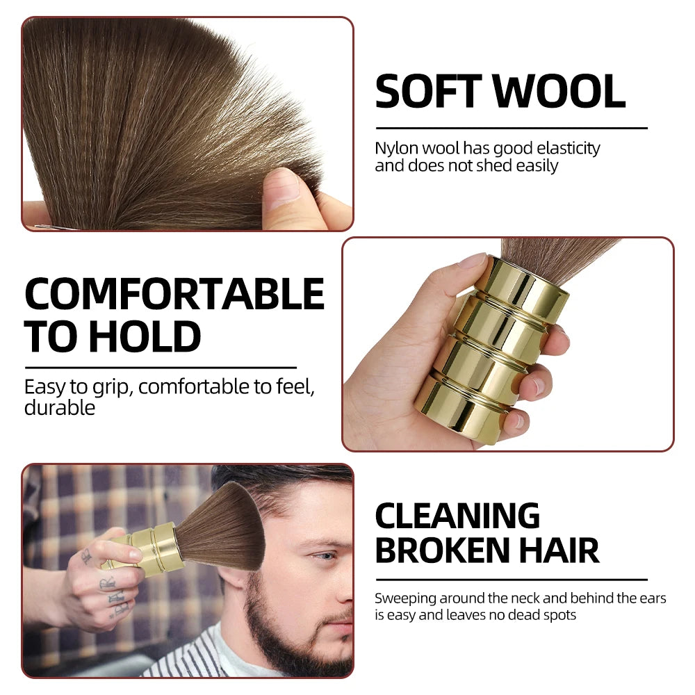 Soft Barber Face Duster Hair Brush Hair Salon Cutting Hairdressing Hairbrush Sweeping Neck Tool for every Barber or Salon Peaceful Pleasures Health and Wellness