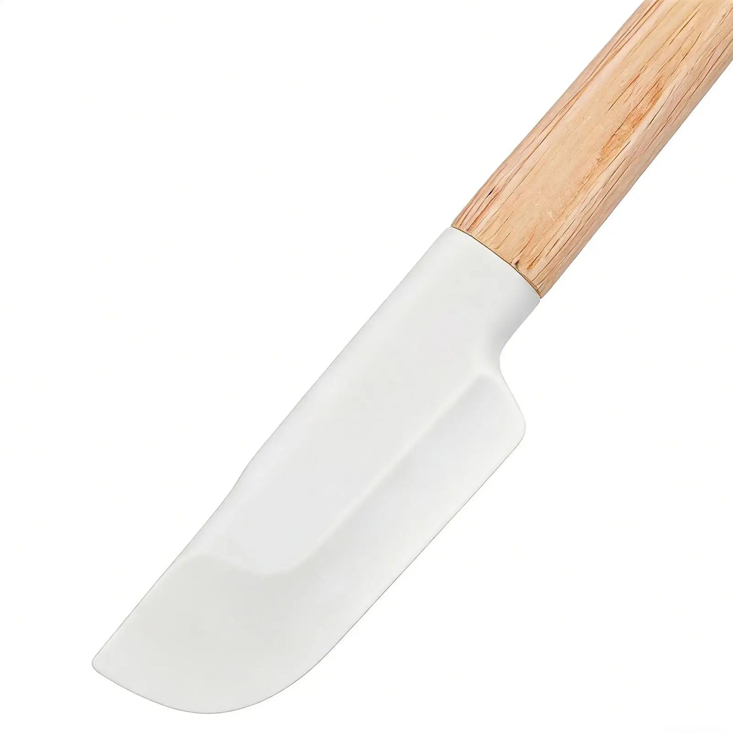 Wooden Handle Silicone Spatula – Heat-Resistant Baking Scraper