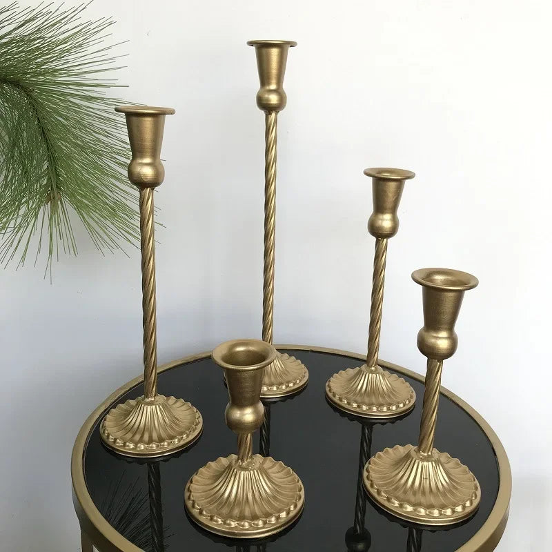 Iron Metal Candlestick Holder | Wedding & Home Décor