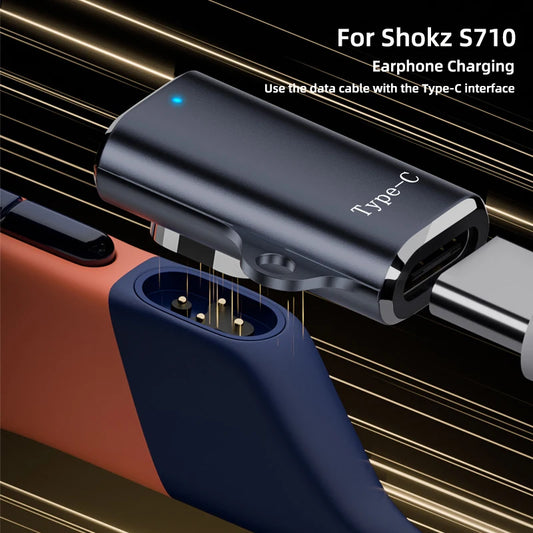 Portable Headphone Charger Adapter for SHOKZ OpenSwim Pro S710 USB C Fast Charging Converter for Shokz Magnetic Connector Peaceful Pleasures Health and Wellness