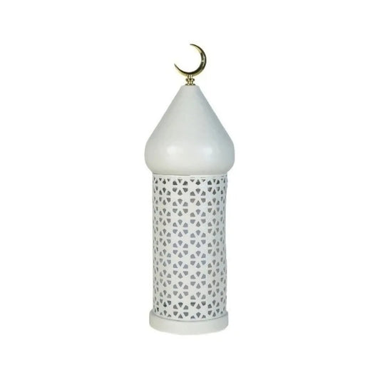 Ramadan Metal Hollow Lantern | Battery Operated Night Light Decorative Lantern Oasis Select Iron L
