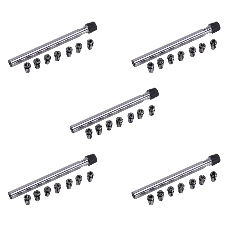 A36T-5X C10 Er8a 100L Collet Chuck Holder + 35Pcs Precision Er8 Spring Collet Set Peaceful Pleasures Health and Wellness