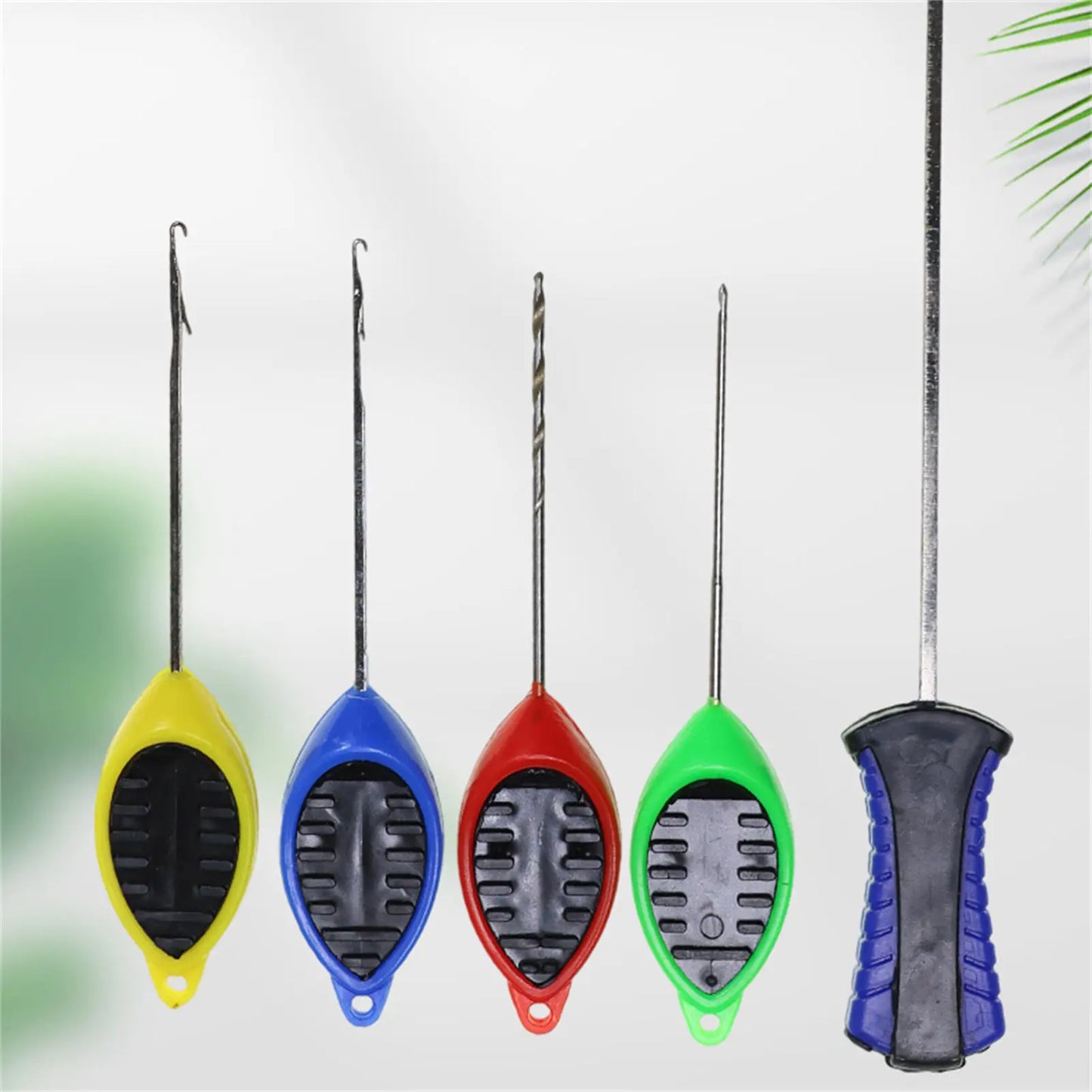 5Pcs High-Carbon Steel Fishing Tool Set Including Baiting Needles Drilling Needles and Knotting Needles For Outdoor Fishing Peaceful Pleasures Health and Wellness