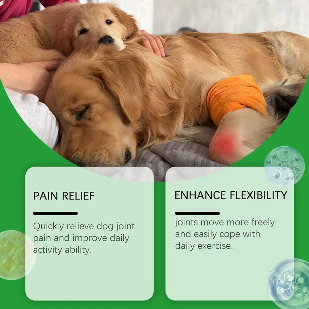 1/2/3box Pet Joint Health Tablets Dogs Ammonia Chondroitin Joint Care Chewable Tablets Relieve Joint Discomfort Pet Body Care Peaceful Pleasures Health and Wellness