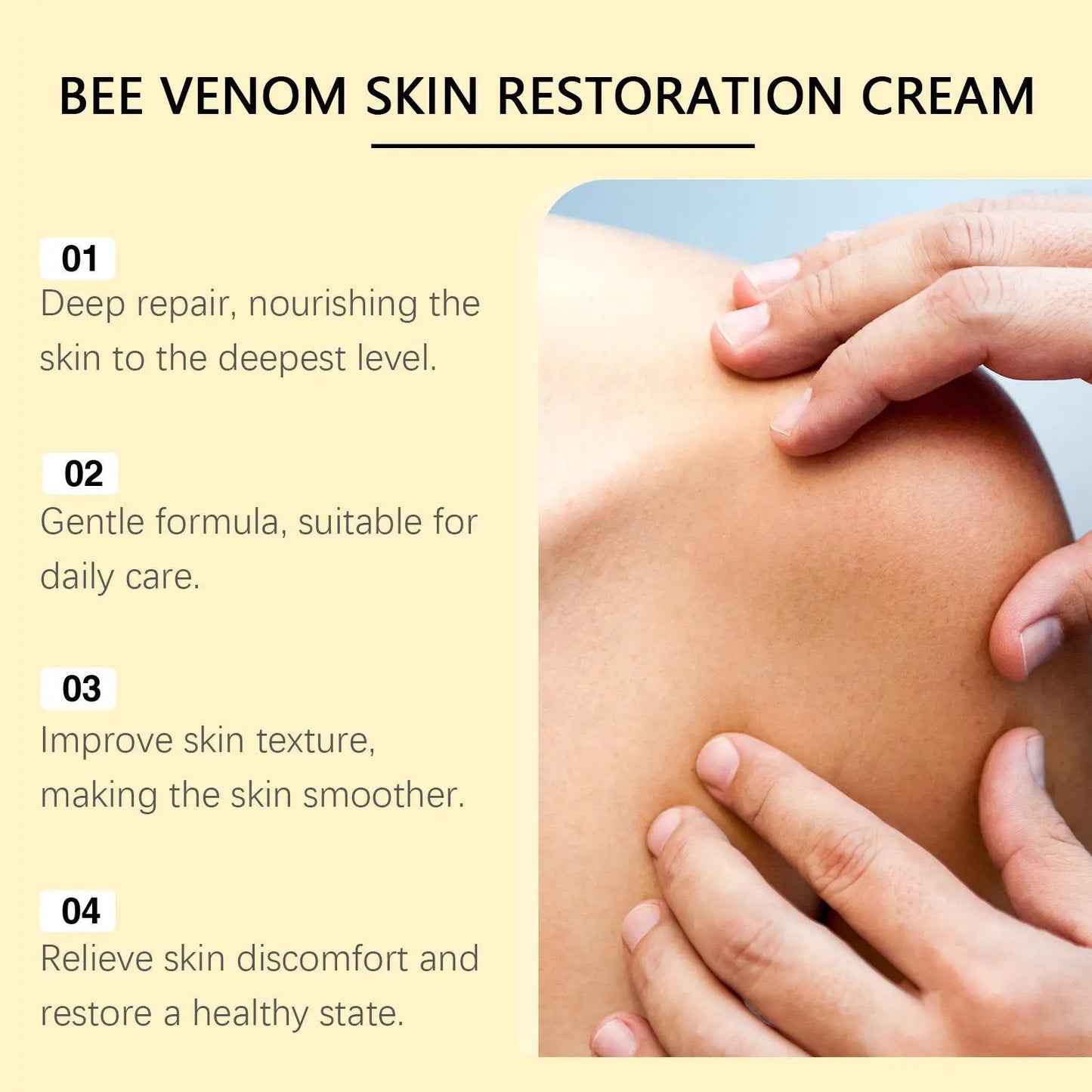 Bee Venom Cream 60g | Moisturizing & Skin Smoothing Body Cream