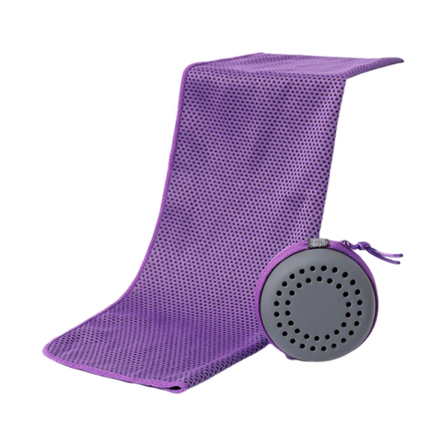 80 X 30 CM Quick Drying Cooling Towel Soft Breathable Sports Cooling Rag with Waterproof Storage Box for Hiking Workouts Outdoor Peaceful Pleasures Health and Wellness PURPLE 30X80cm