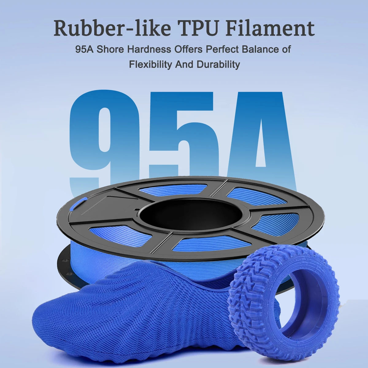 TPU Filament 1.75mm 95A Soft | FDM 3D Printer – DINGSUN 3D