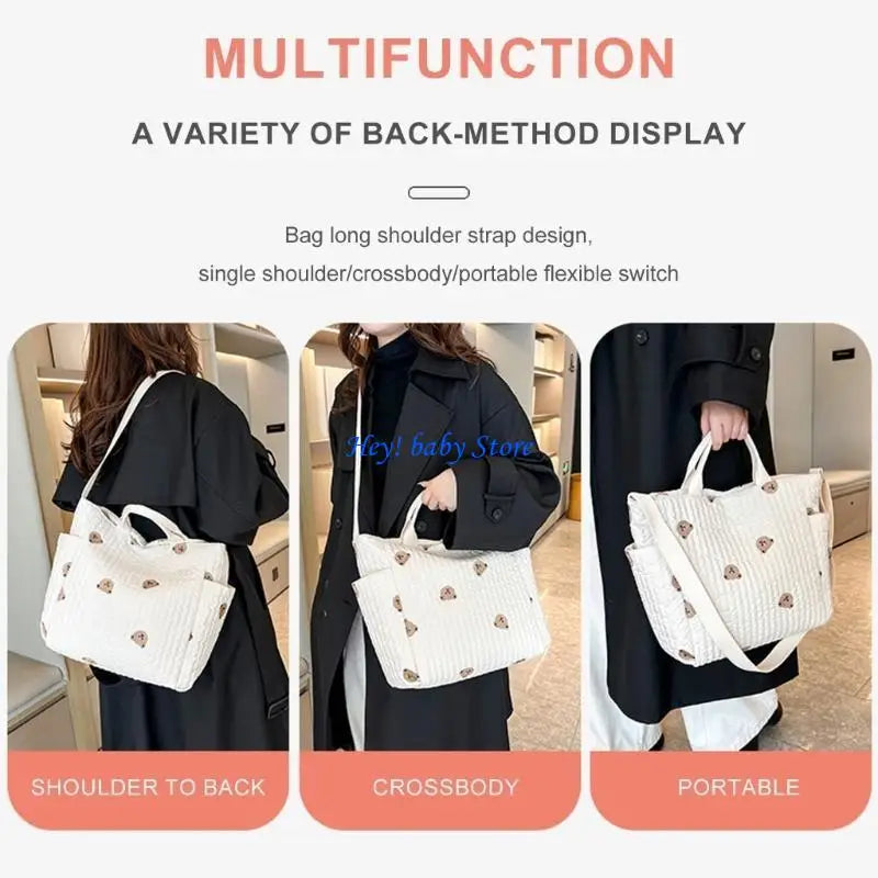 Large Capacity Diaper Bag | Mom Crossbody Shoulder Bag
